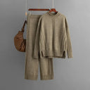 Warm Knitwear Set for Women Office Wear