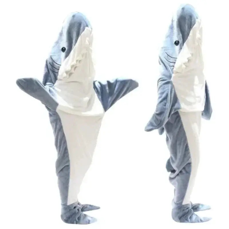 Shark Cartoon Sleeping Bag Blanket For Kids And Adults