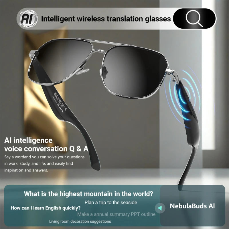 AI Translation Glasses wireless smart