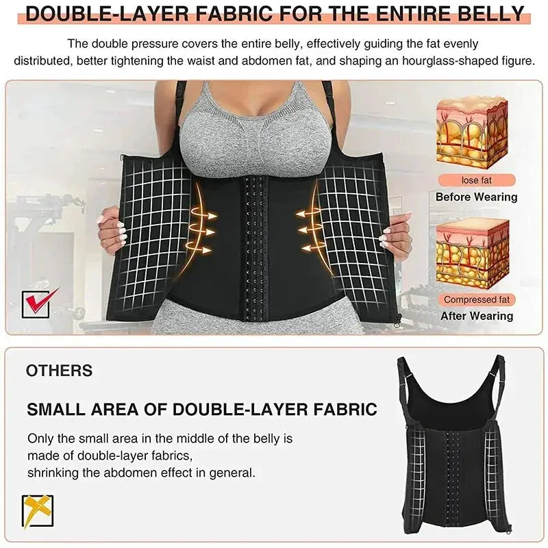 Sweat Waist Trainer Vest Slimming Corset Shapewear