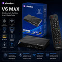 Vseebox V6 Max, 4GB+64GB, Vsee Box Time Shift with Parental Control, 6K Ultra HD