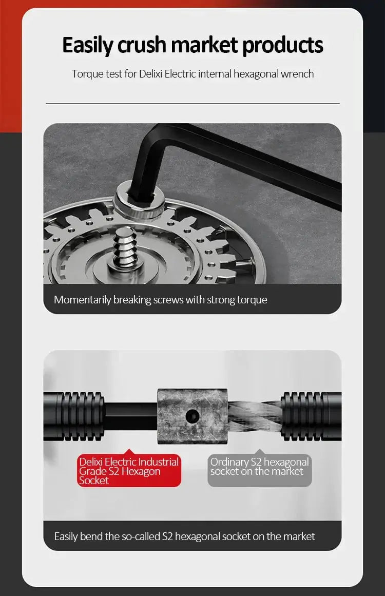 Delixi Electric Allen Key Set for Cars — product view 13