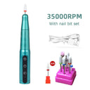 35000RPM Wireless Nail Drill: Pen USB Rechargeable Portable