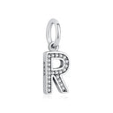Sterling Silver Charm A-z Letters