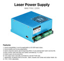 Cloudray 40W CO2 Laser Power Supply M40 115V 230V Compatible
