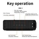 Portable Bluetooth Speaker Wireless Flash Light Speaker TWS Bass Stereo IPX7 Waterproof Loudspeaker FM Radio 12H Playtime Subwoofer Outdoor Boombox for Pool Beach Party Camping Travel Phone