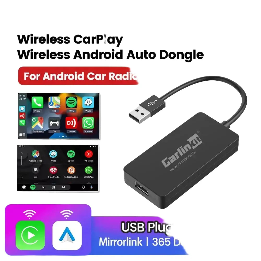 Wireless Carplay Android Auto Adapter loadkey carlinkit — product view 1