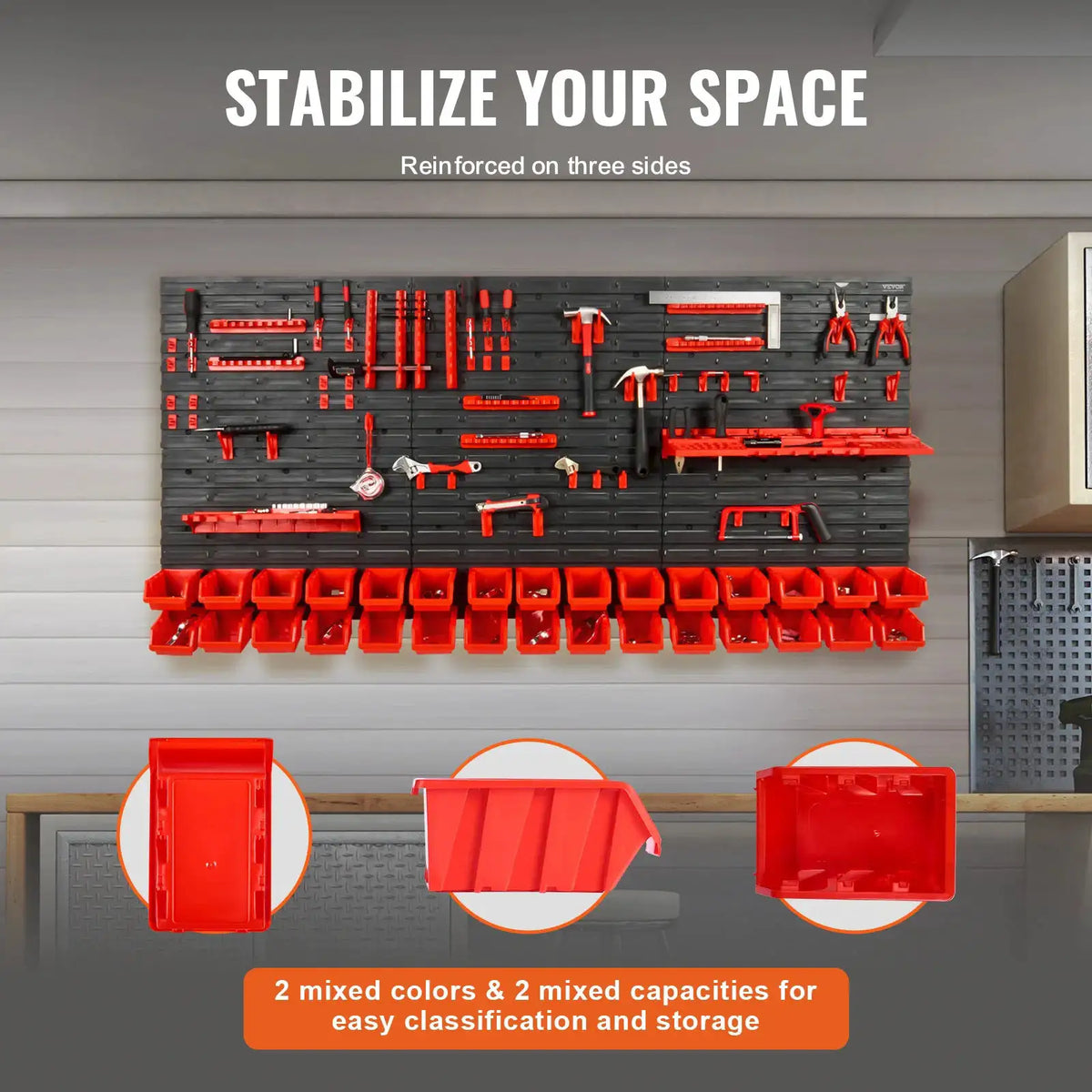 Wall Mounted Plastic Parts Rack — product image 4