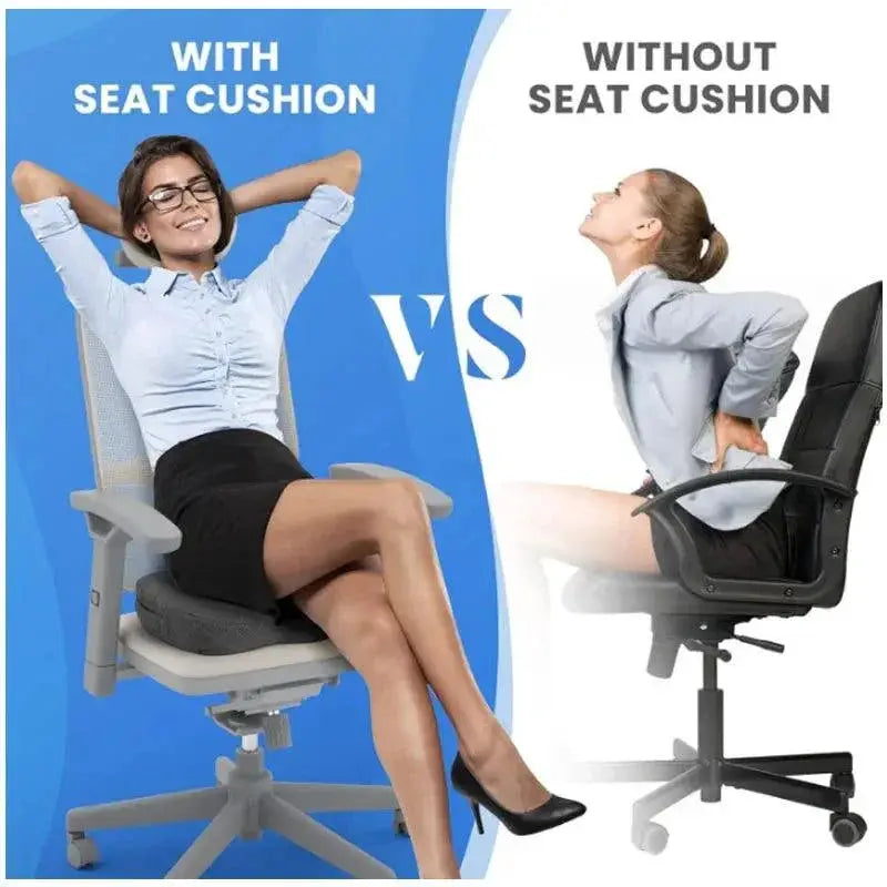 Ergonomic Memory Foam Coccyx Cushion For Pain Relief Desk