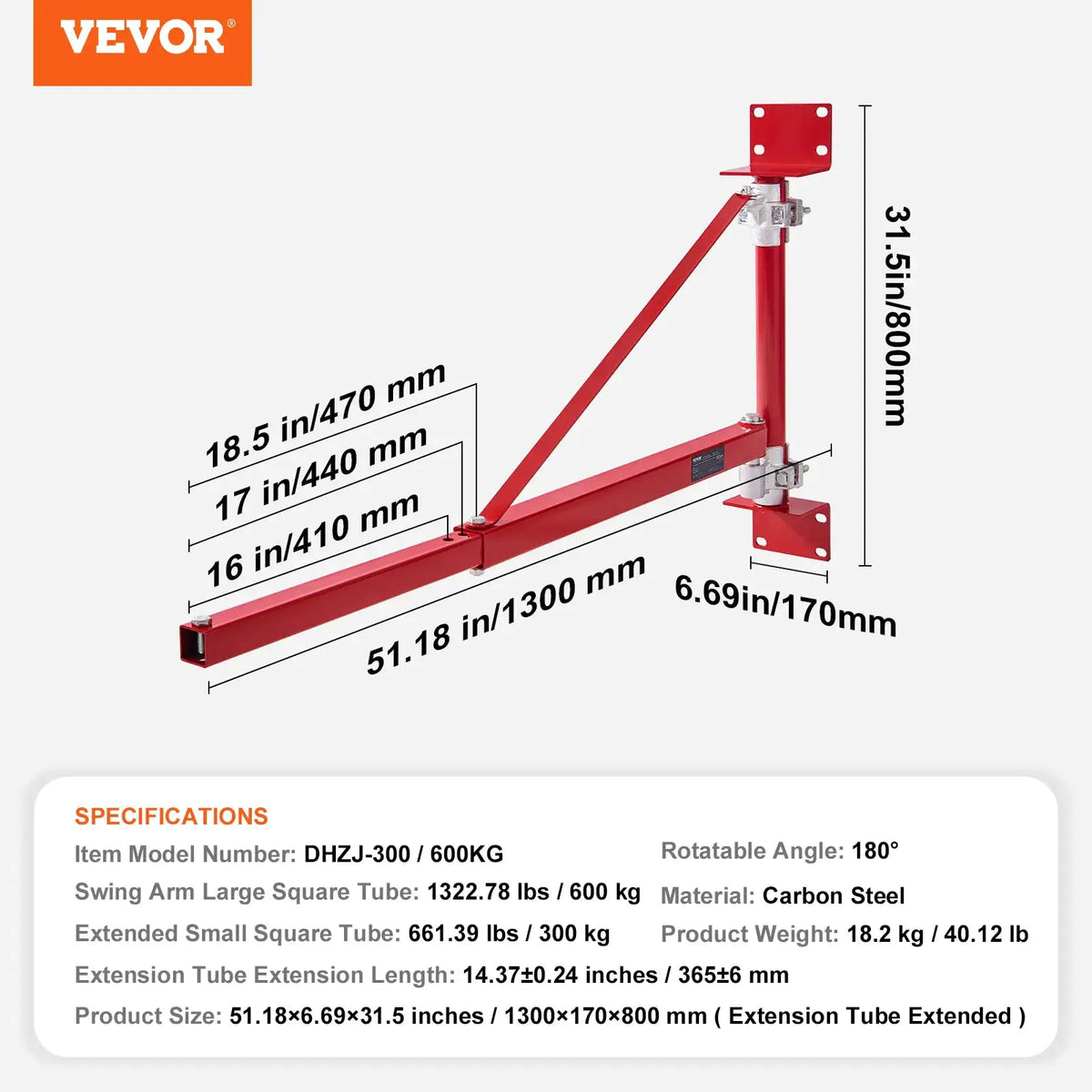 Swing Hoist Support For Garage — product image 8