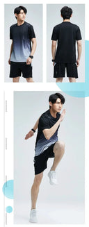 Cool Dry Ice Silk Sports Set Training