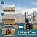 Smart Solar Outdoor Security Camera