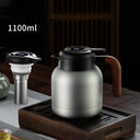 316 Stainless Thermos Bottle With Temperature Display And Tea Strainer
