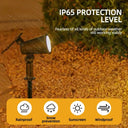 Rgb Solar Led Spotlights Waterproof Kit