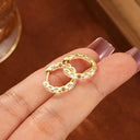 Luxurious Moissanite Hoop Earrings
