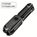 Zoomable Uv Flashlight 395Nm - Pet Stain Finder