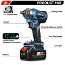 Onevan 1200Nm Brushless Impact Wrench