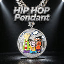 Iced Out Cartoon Character Round