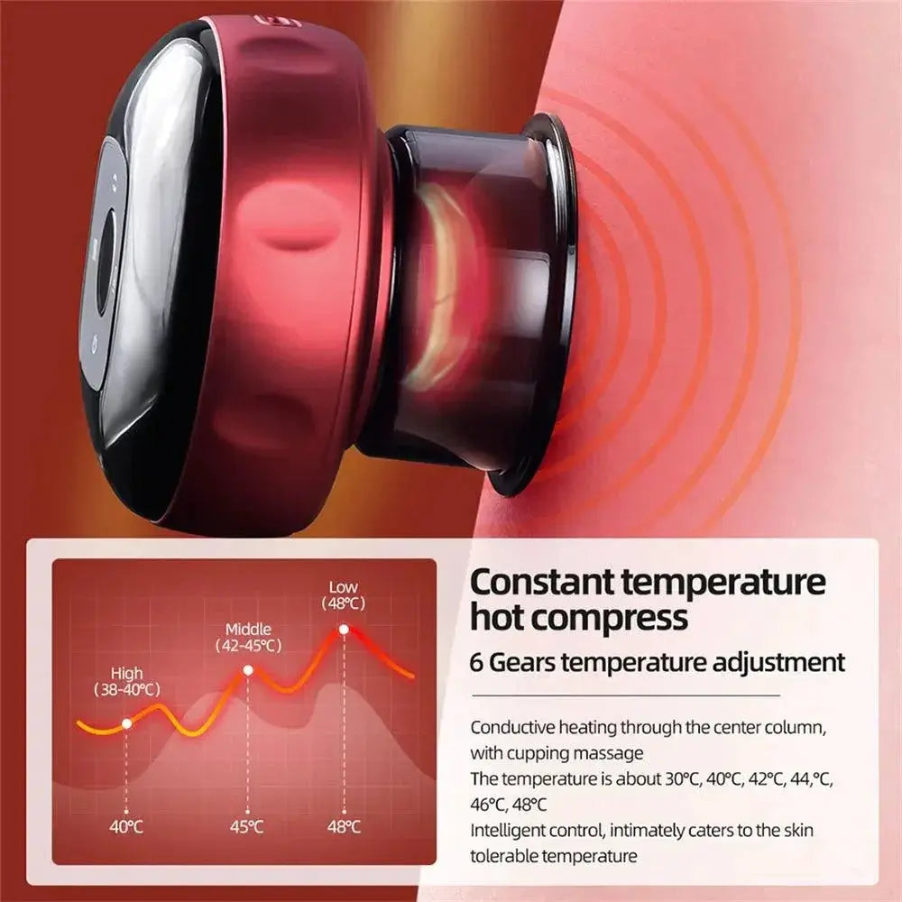 Electric Cupping Massage Vacuum Suction Massager For Body
