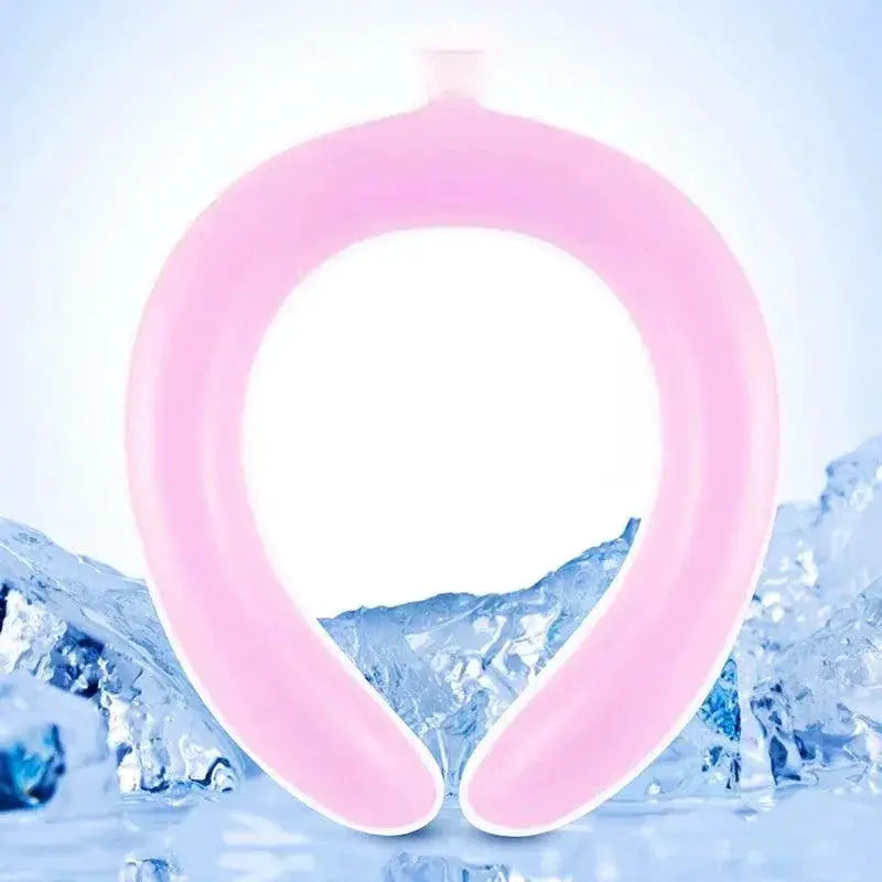 Neck Massager Cooling Ring Portable Outdoor Summer Cool Tube