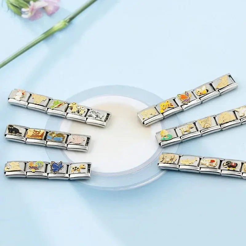 Whimsical Animal Charm Bracelet Kit Personalize With Charms