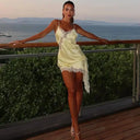 Flattering Lace Dress For Women Summer