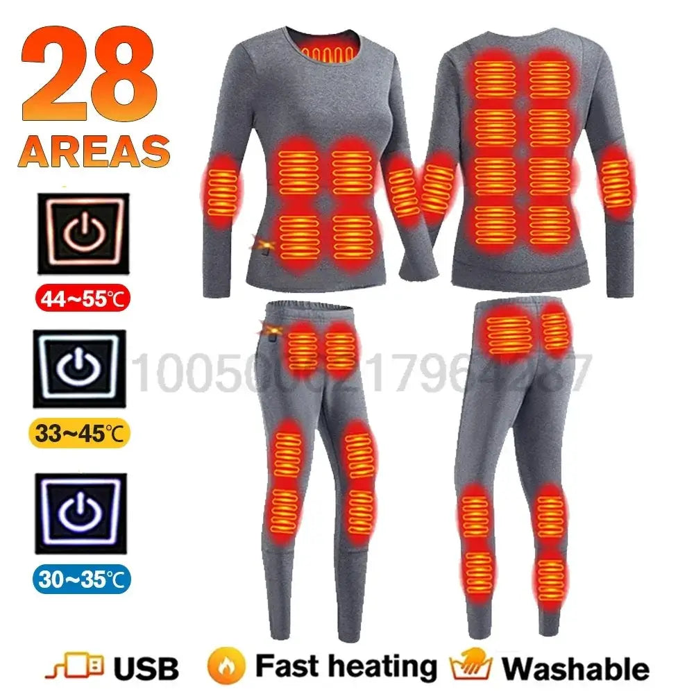 Cozy Warmth Heated Underwear for Winter — product view 14