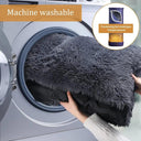 Plush Anti-Anxiety Dog Bed Cozy Mat for Large Dogs