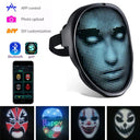 Bluetooth APP Control Smart LED Face Masks For Halloween