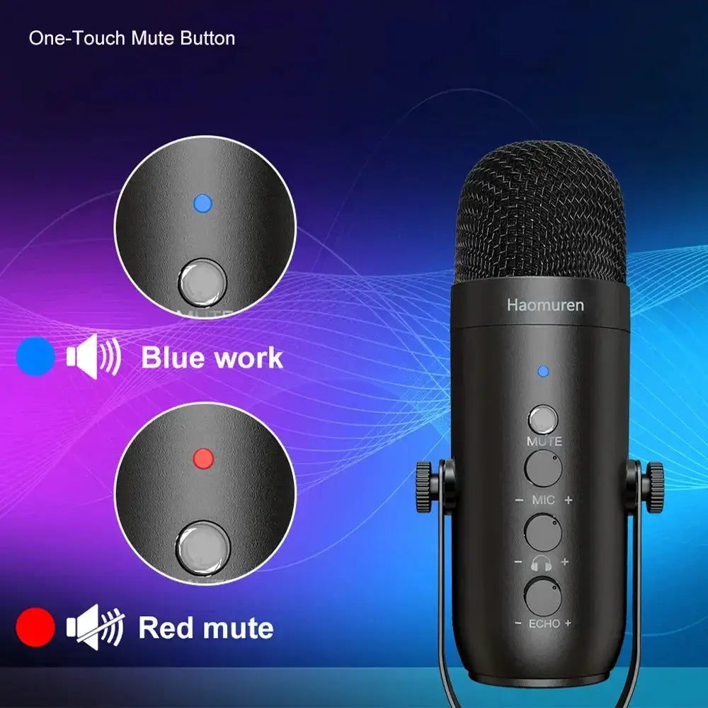 Professional USB Streaming Podcast Microphone Kit for Twitch - OurLum.com