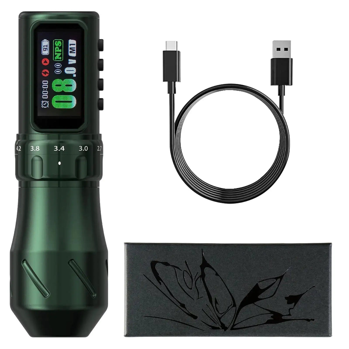 XNET F150 Wireless Tattoo Machine Pen 2.3-4.5mm Adjustable Stroke 2200mah Battery Lightweight For Beginners Tattoo Artists