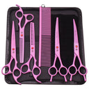 Purple Dragon Professional Pet Grooming Scissors Set