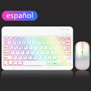 EMTRA Multilingual Backlit Keyboard Mouse Portable Power