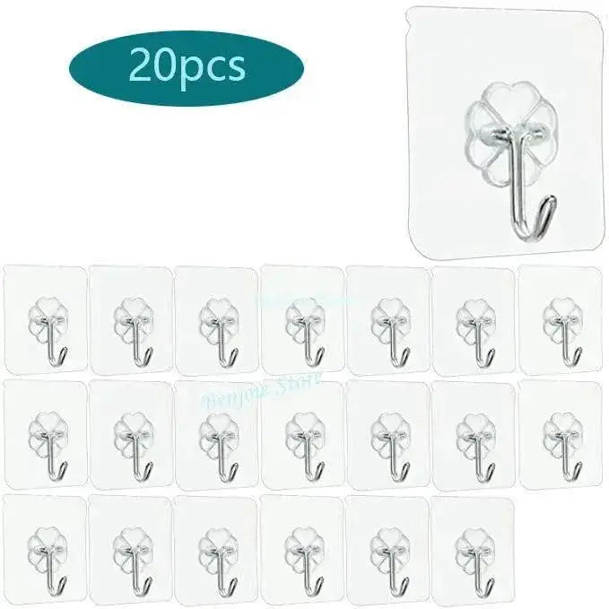 Clutter Free Wall Hooks for Bath Kitchen — product view 13