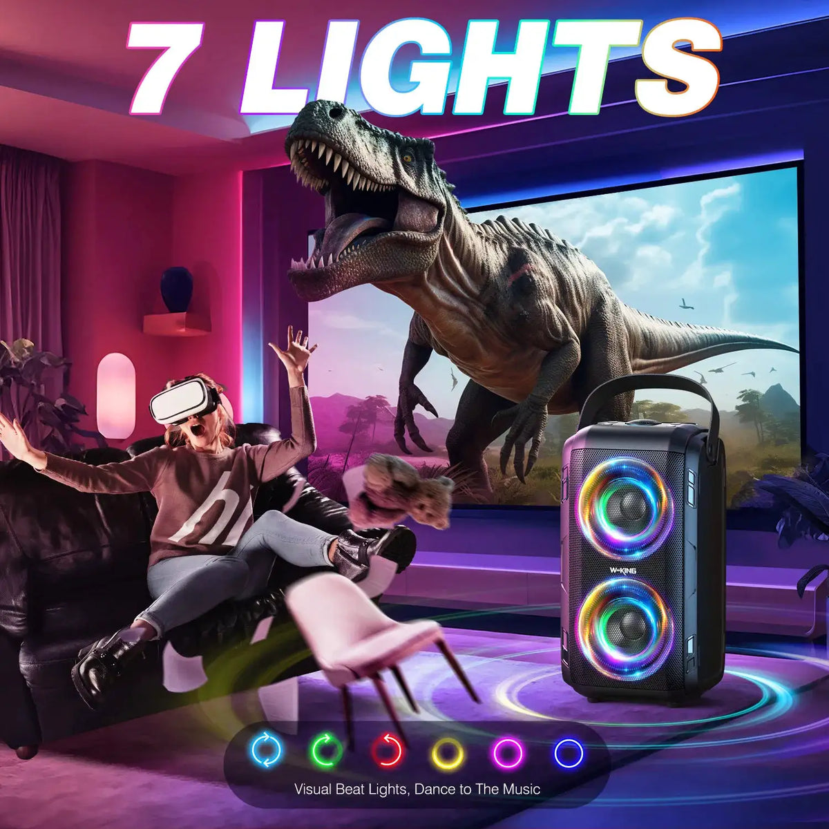 W King Bluetooth Bass Speaker — product image 6