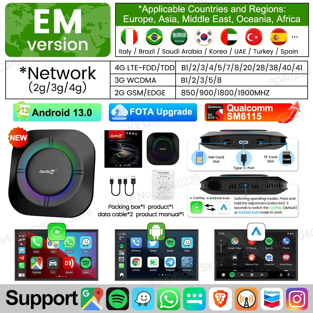 Wireless CarPlay Android Auto Adapter Configuration — product view 10