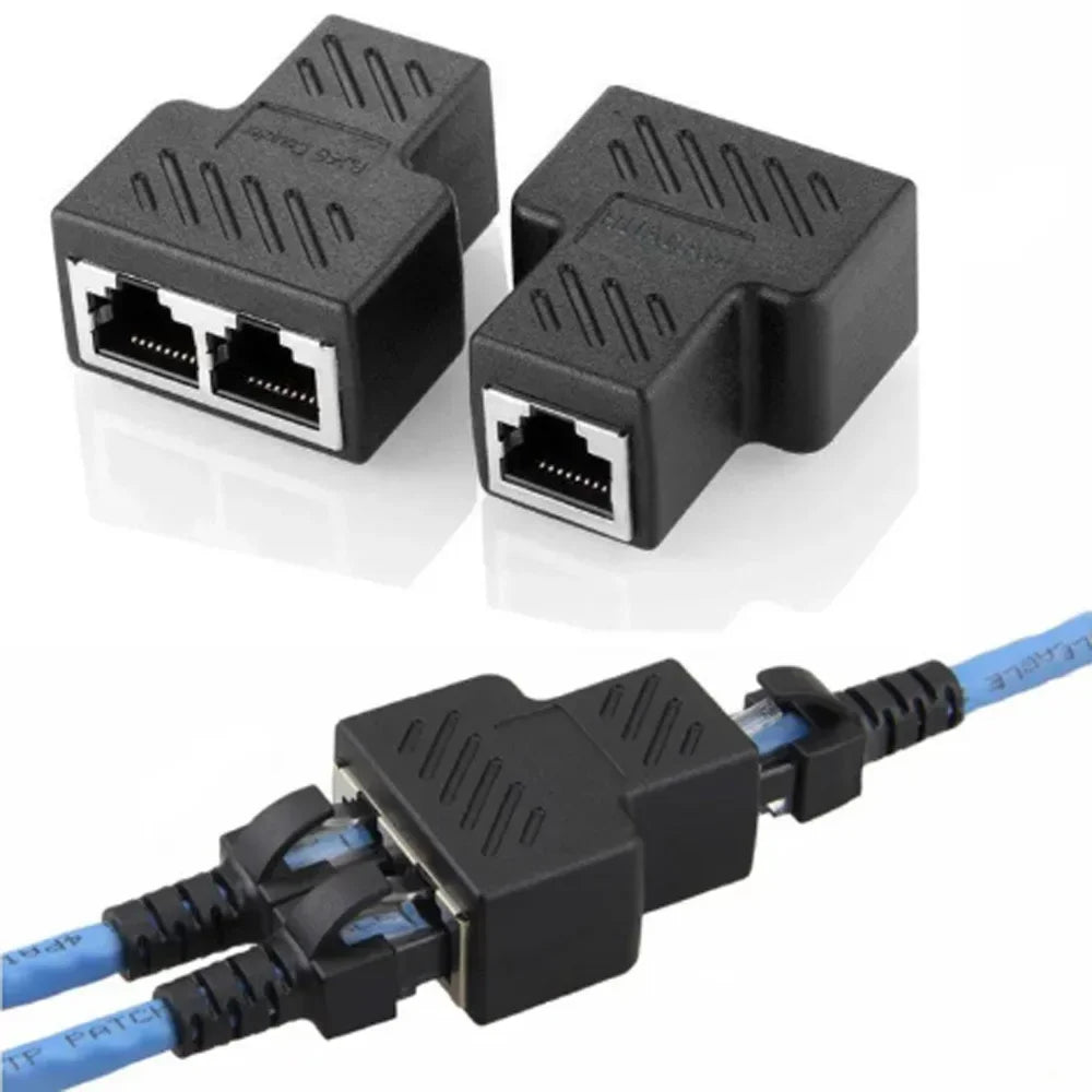 One Two Adapter Ethernet Cable