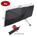 Foldable Car Sunshade - Quick Heat Shield Guard.