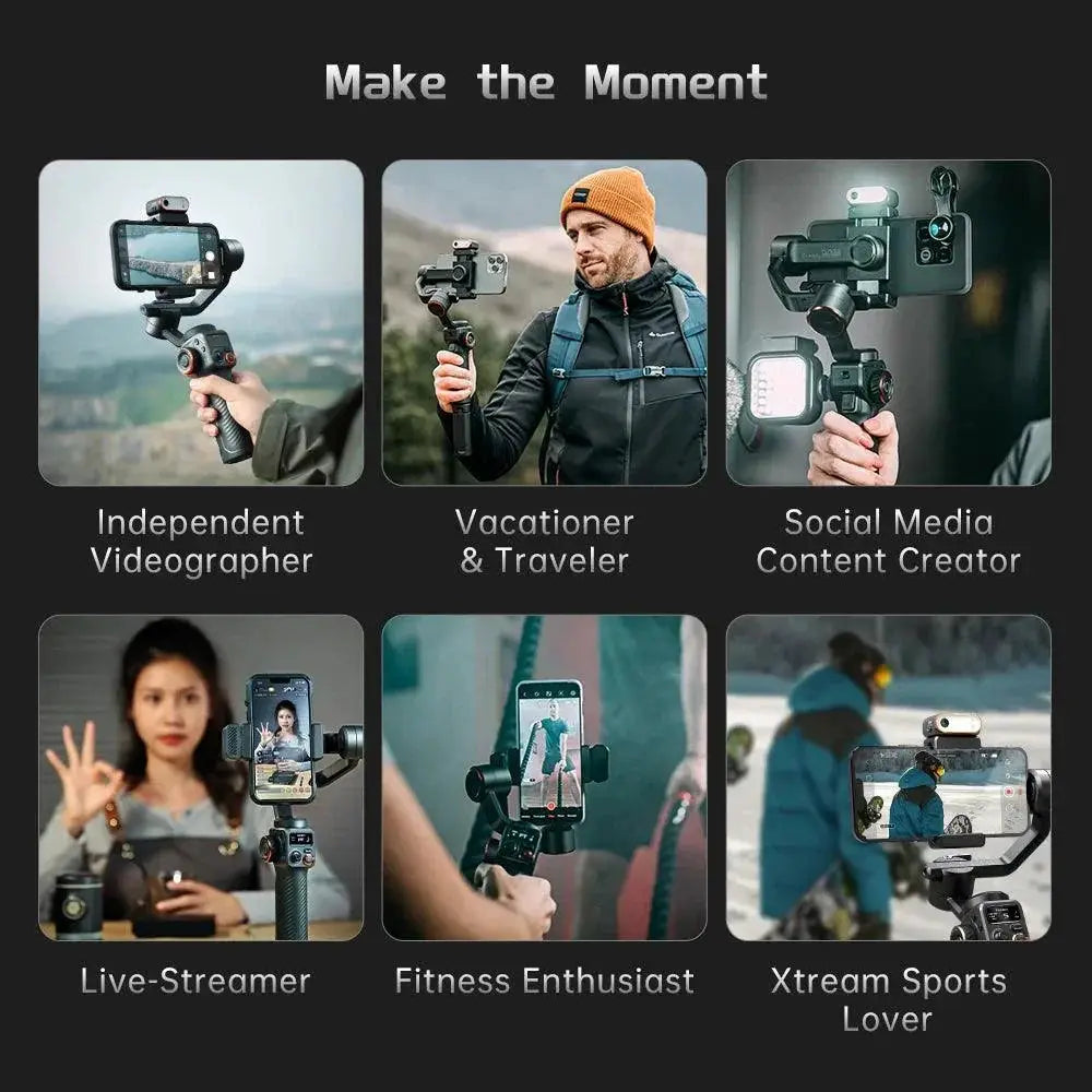 Hohem iSteady M6 Smartphone Video Kit with AI Tracker