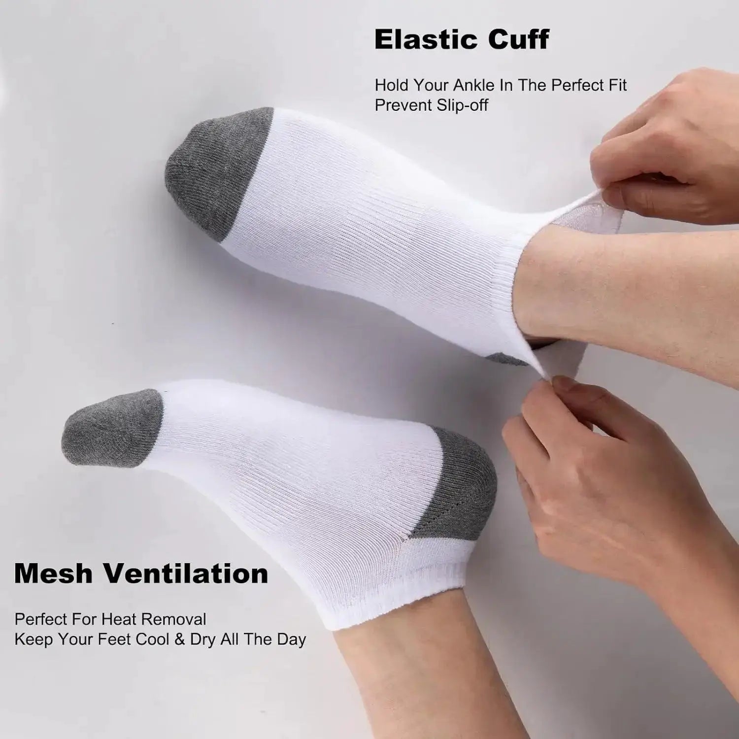 10 Pairs of Breathable Men's Running Socks for Spring Fitness - OurLum.com