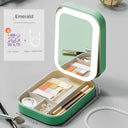 Carrying Foldable Storage Box Integrated Dormitory Mirror