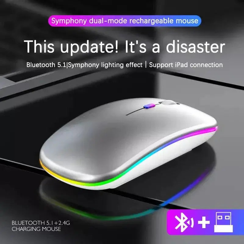 2.4G RGB Bluetooth Wireless Gaming Mouse Enhanced Precision