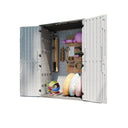 Tall Narrow Resin Outdoor Storage Shed