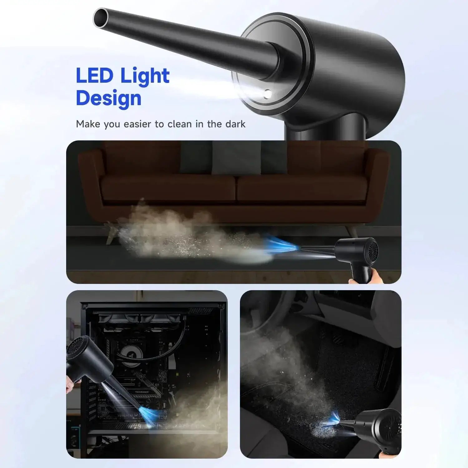 Rechargeable Cordless Electric Air Duster Blower Cleaner