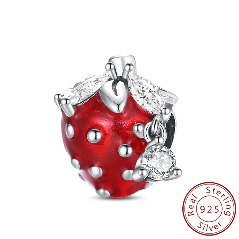 Charm Sterling Silver Luminous Firefly