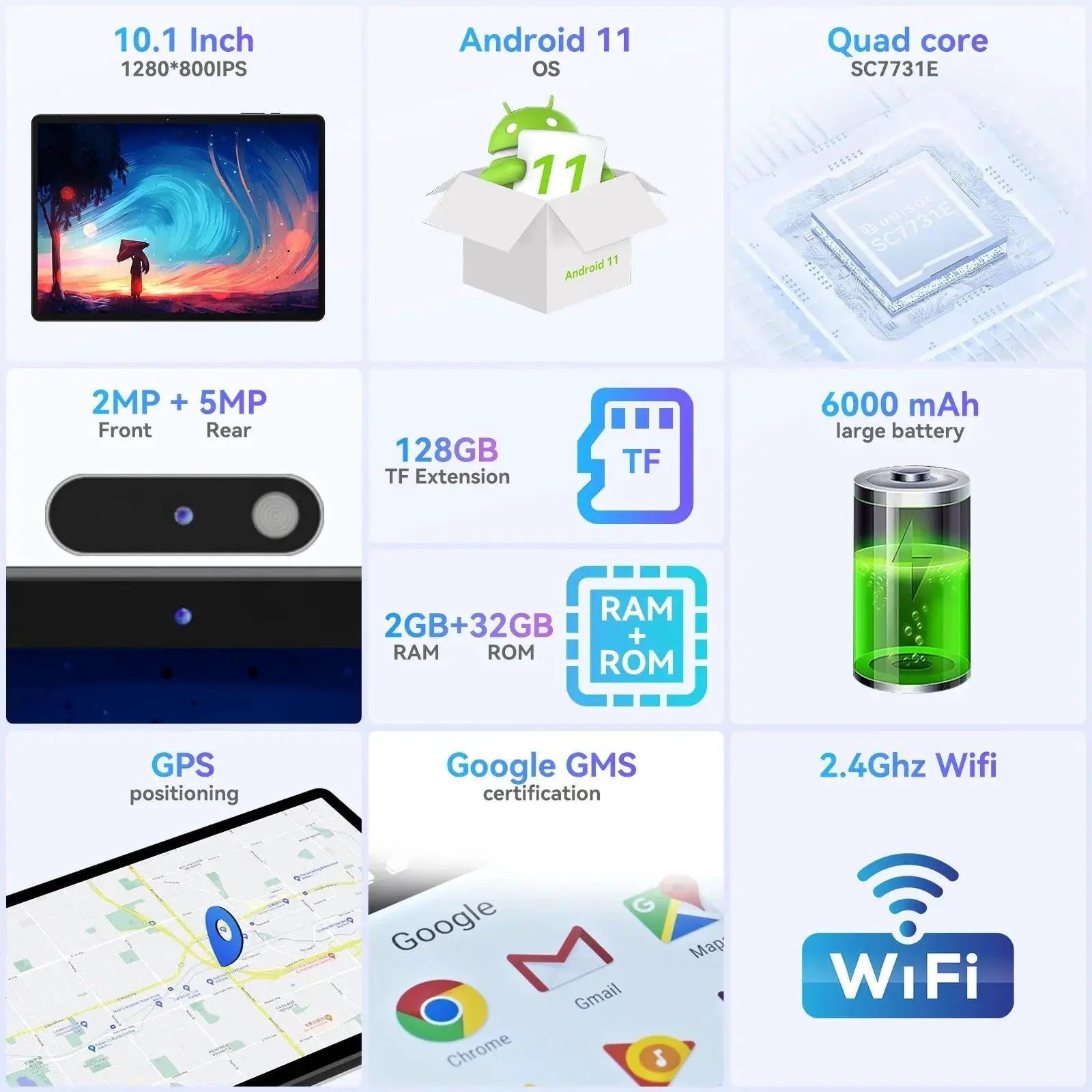 10.1-Inch HD Android Tablet with Quad-Core Processor Adreamer LeoPad10 - OurLum.com