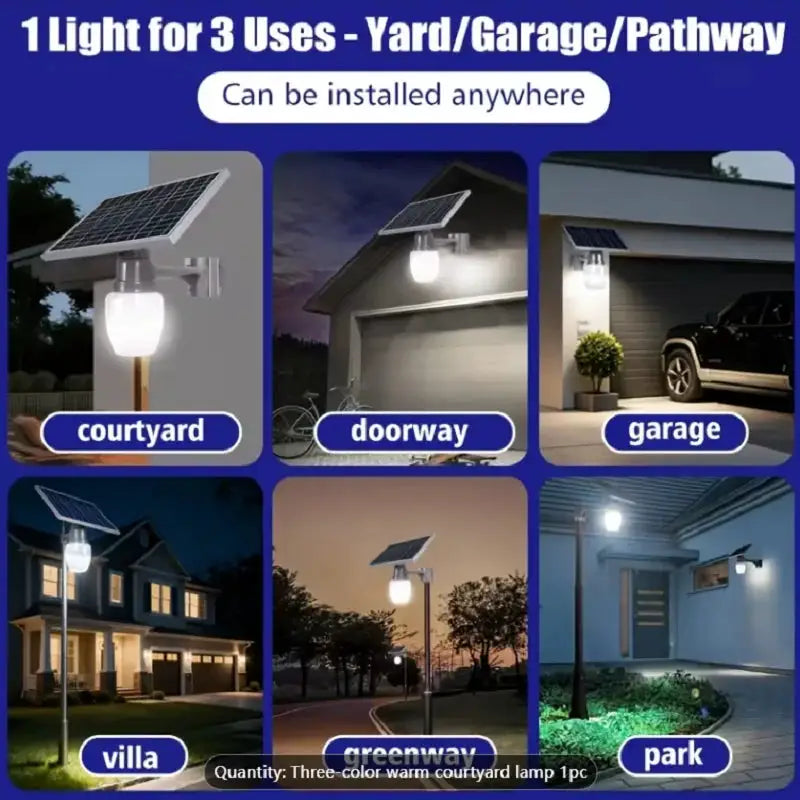 Outdoor Solar Garden Light With Remote — product view 6