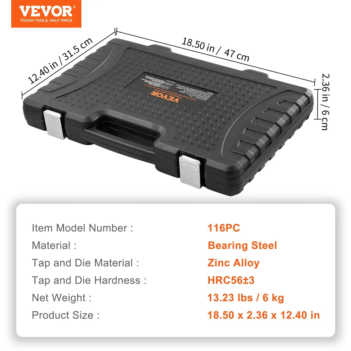 Piece Metric Tap And Die Set — product image 7