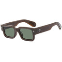 Unisex Retro Square Sunglasses with UV400 Protection Style