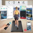 2 In 1 Portable Treadmill Under Desk Walking Pad App Controlled
